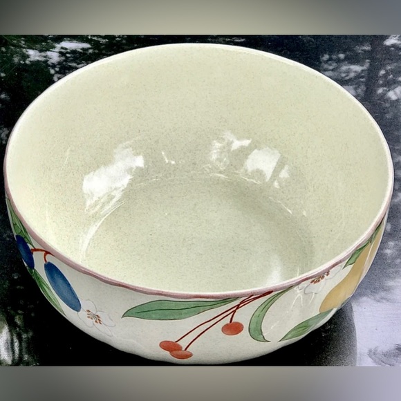 Vintage Retired MIKASA Country Classics Dc014 FRUIT PANORAMA 7.75" Serving Bowl - Picture 4 of 10